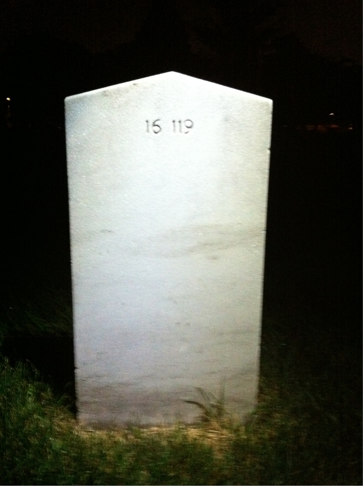Back of headstone — Peter Moss