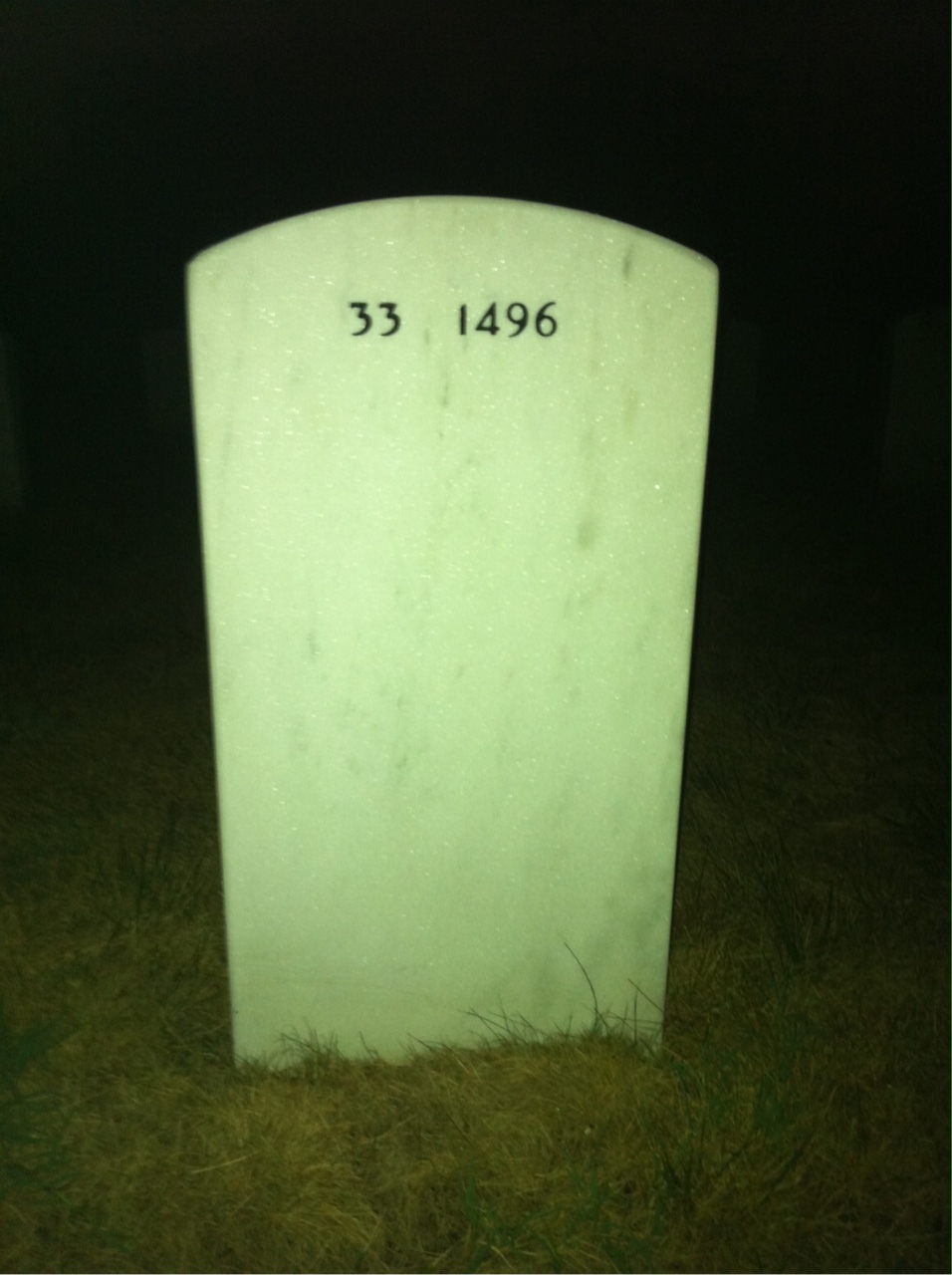 Back of headstone — Joseph Geositz