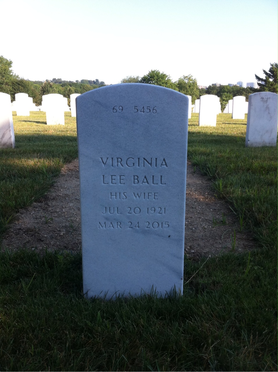 Back of headstone — William Seeger
