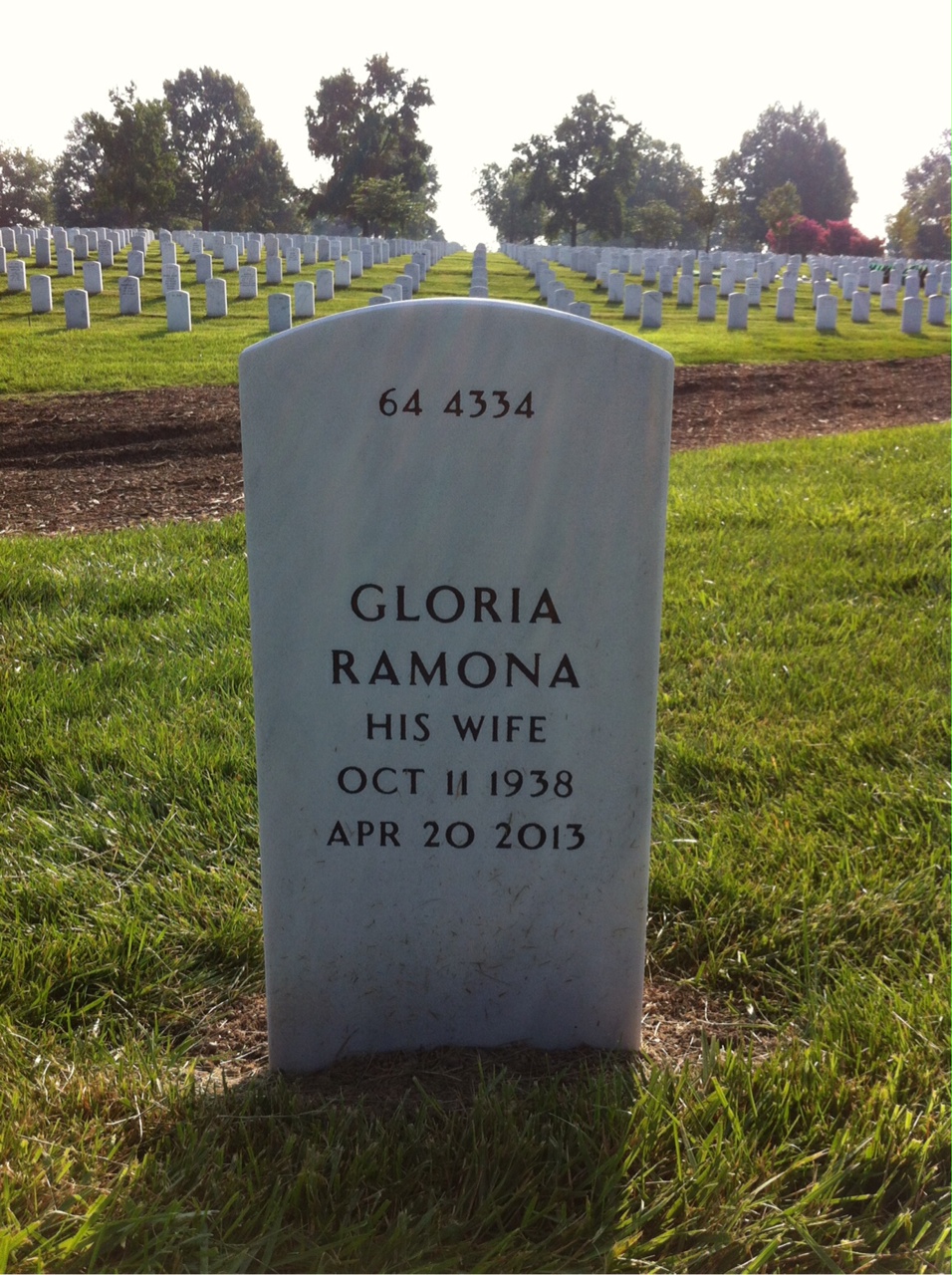Back of headstone — John Burford