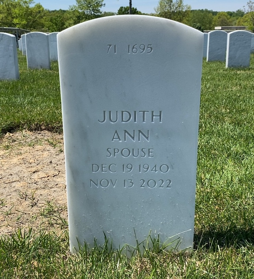 Back of headstone — Lorane Green