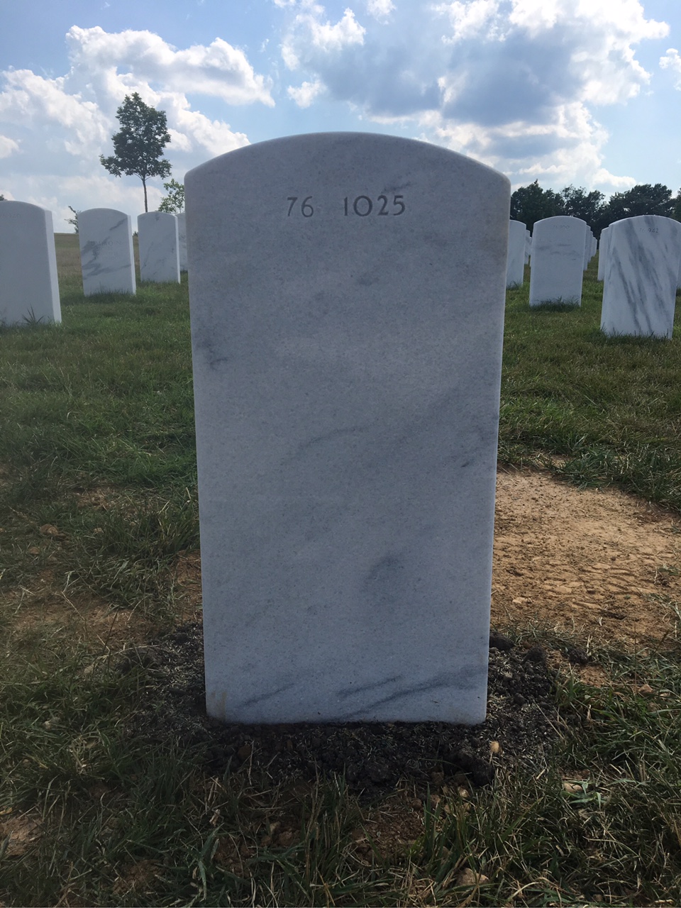Back of headstone — Joseph Pierre Doyen