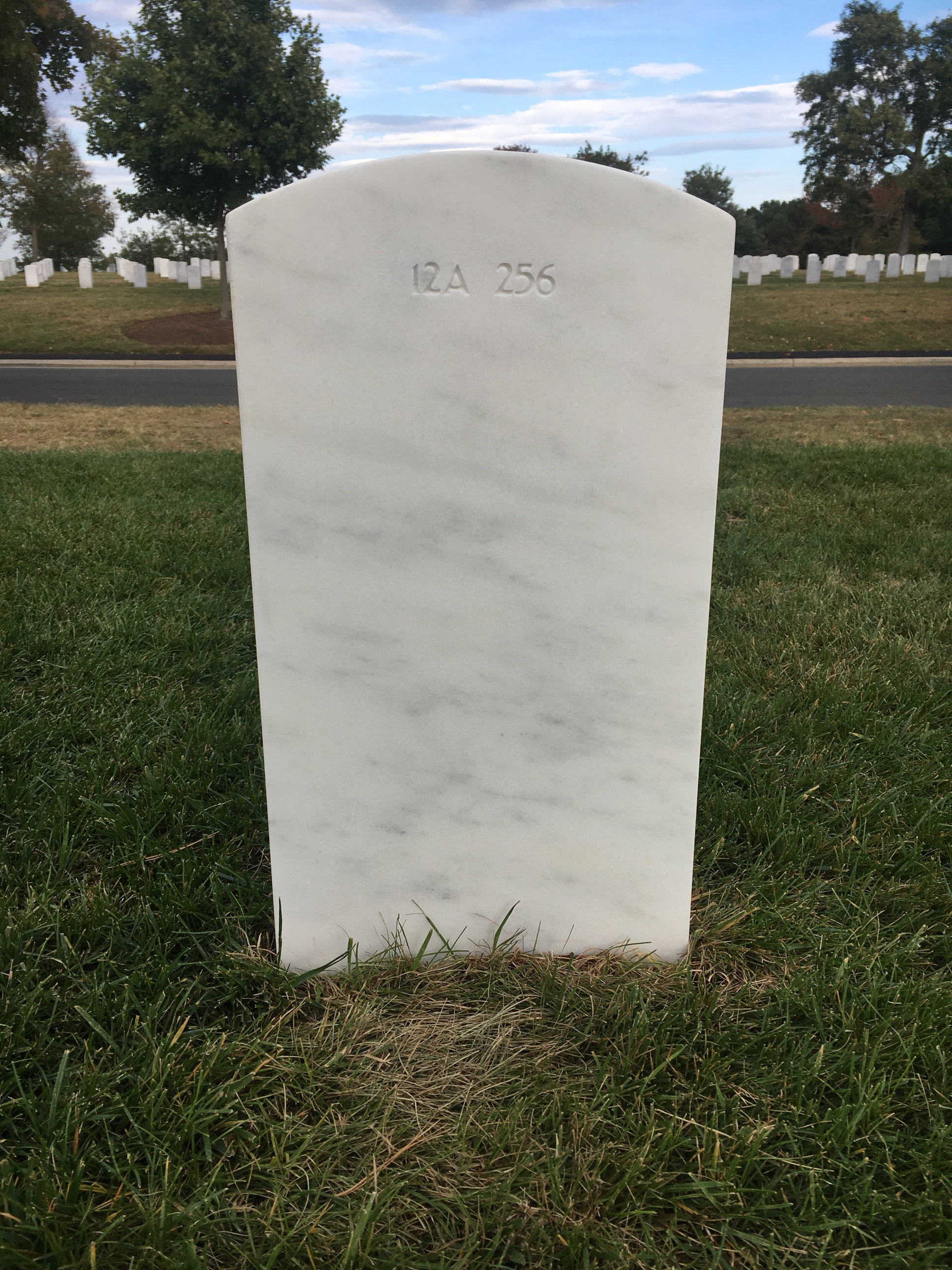 Back of headstone — Nicolas Eduardo Prabhavat