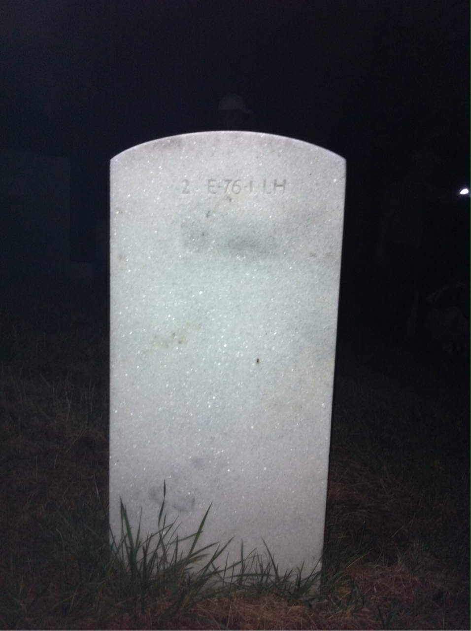 Back of headstone — Viggo Aronsen