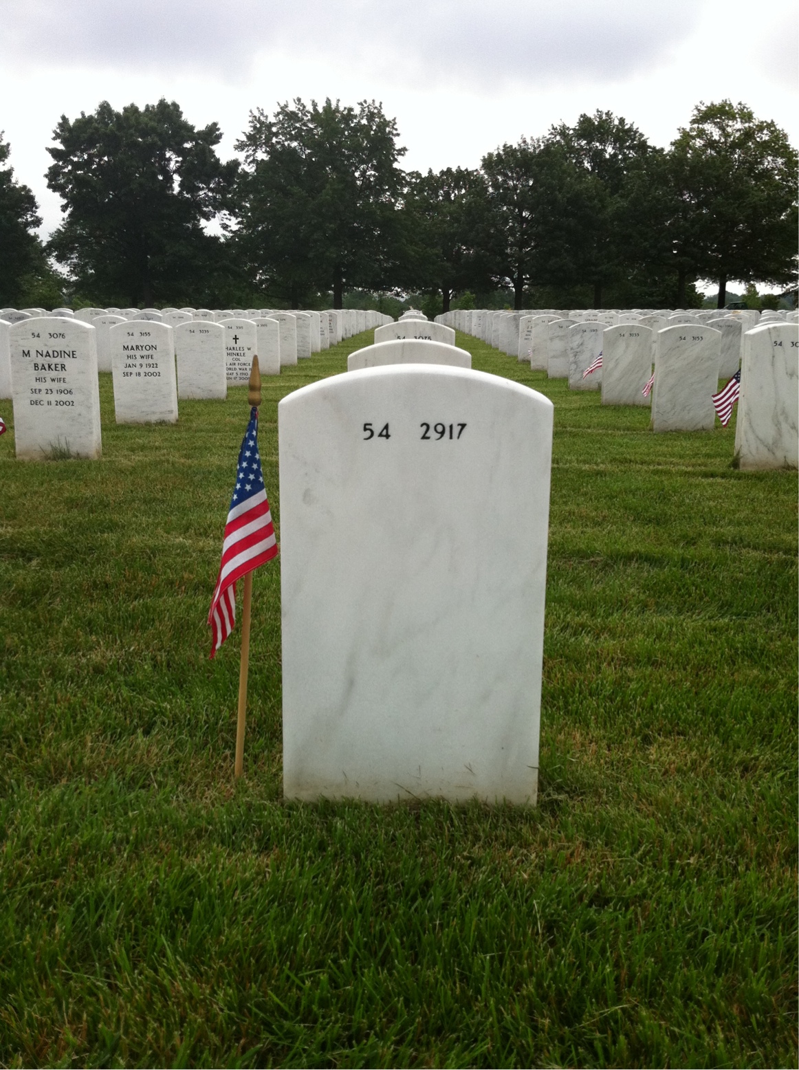 Back of headstone — John Smelcer