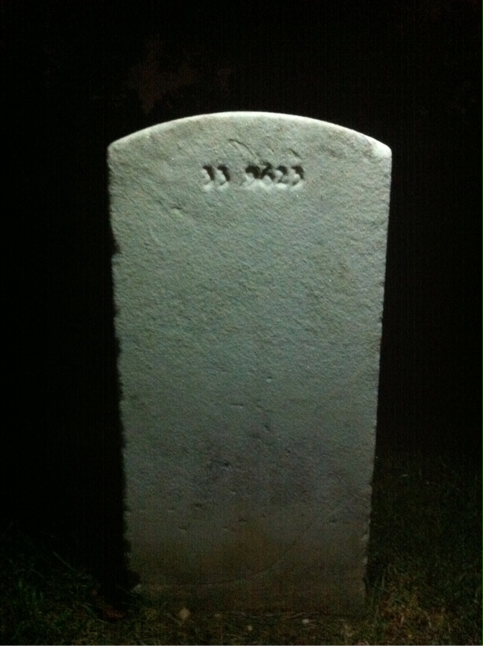 Back of headstone — Harold Murray
