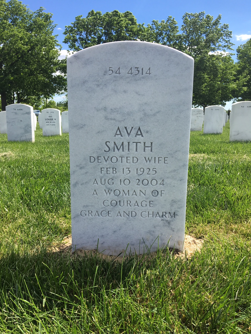 Back of headstone — David Carmichael