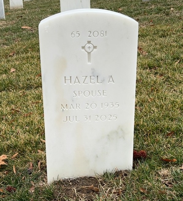 Back of headstone — Charles Mellon
