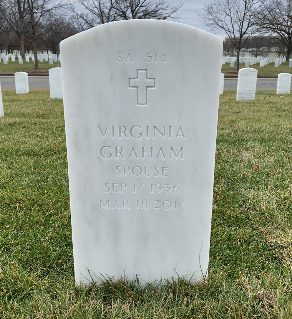 Back of headstone — Thomas W Shinn