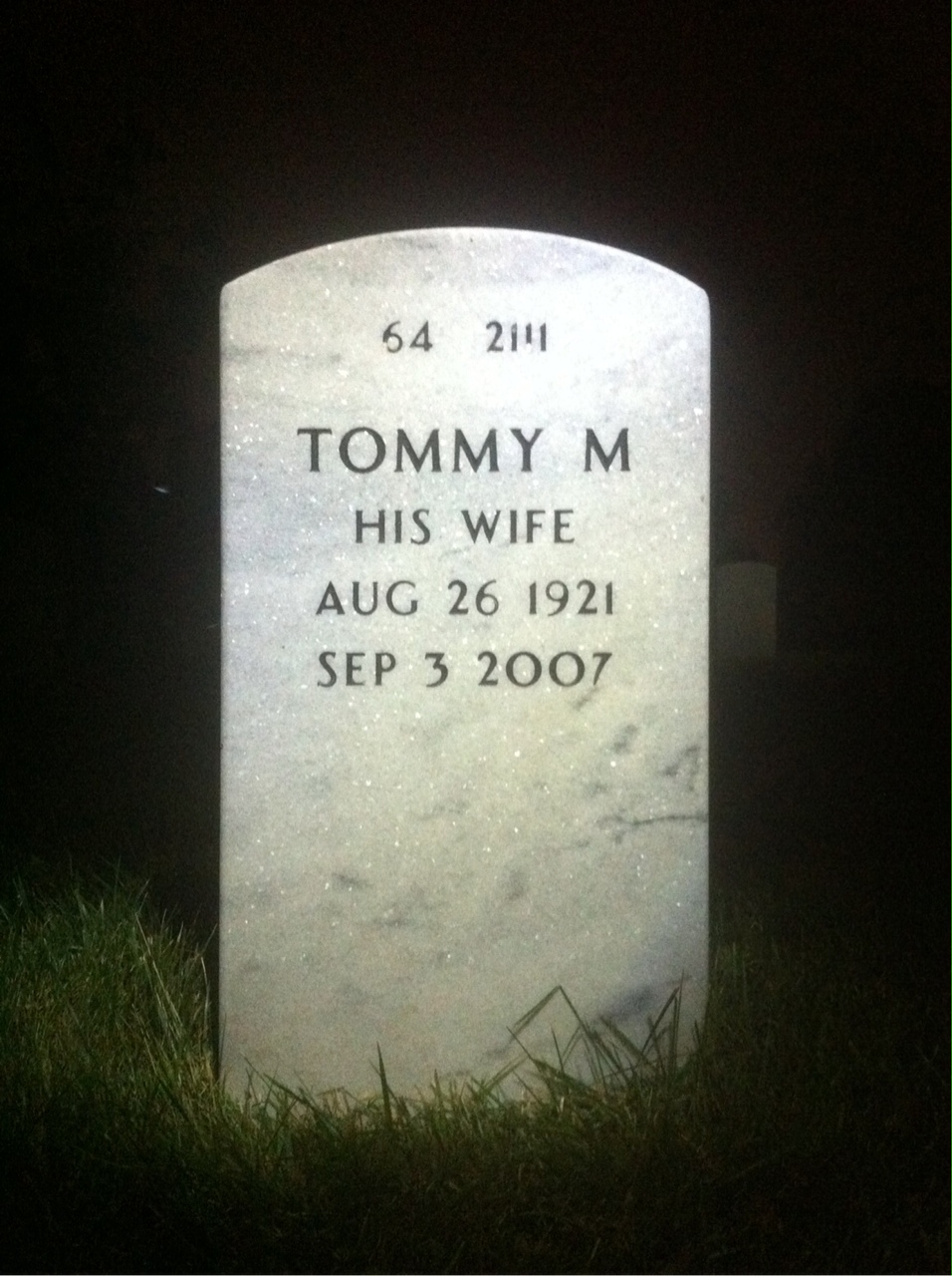 Back of headstone — Carlyle Shurtleff