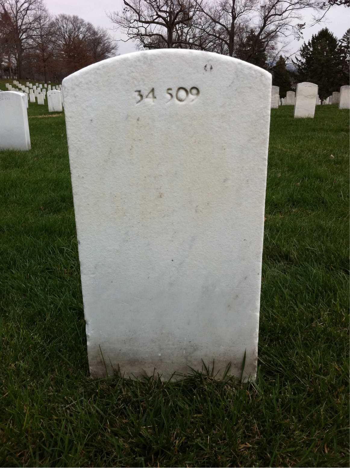 Back of headstone — Alfred Bunney