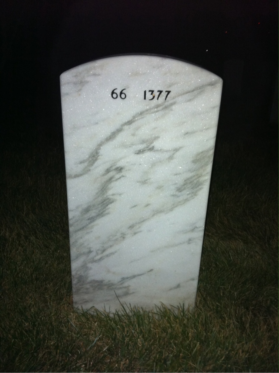 Back of headstone — Erin Turner-Schaefer