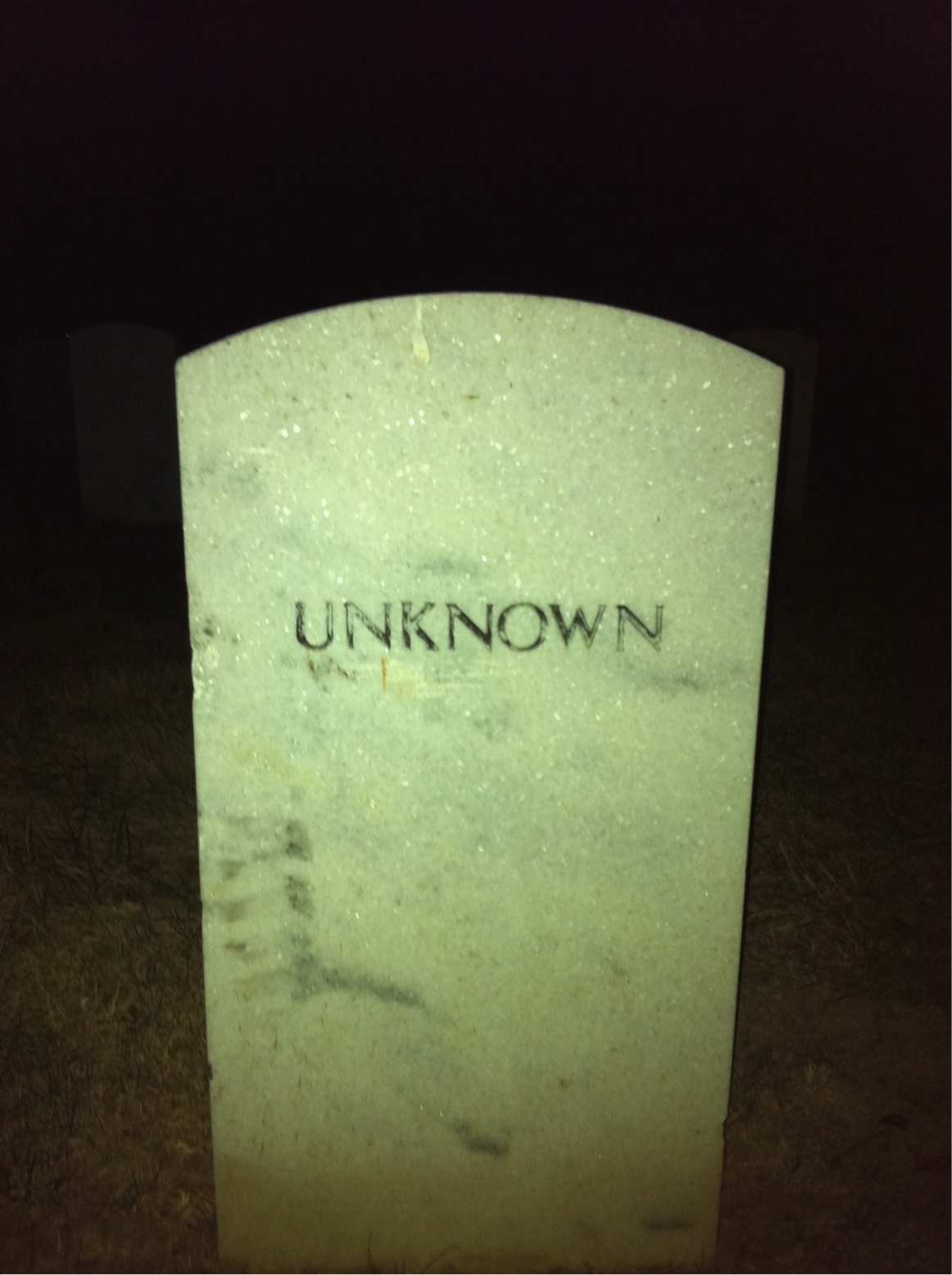 Headstone of Unknown Unknown