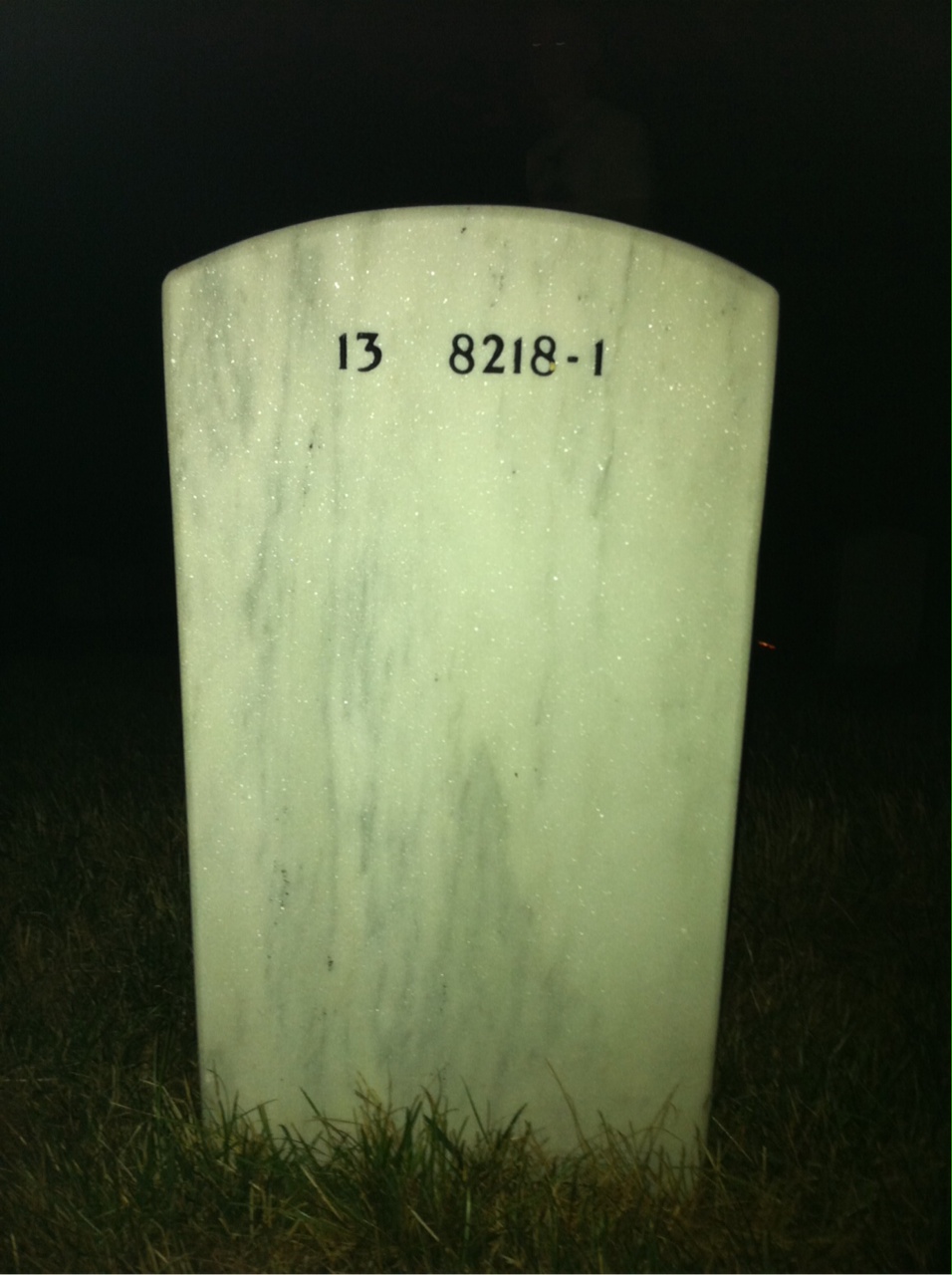 Back of headstone — Ragnar Nilssen