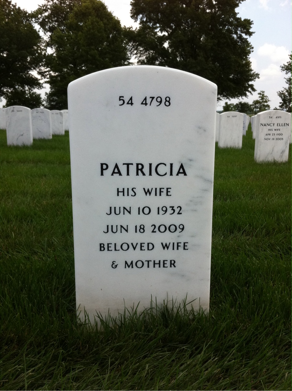 Back of headstone — Robert Lambird
