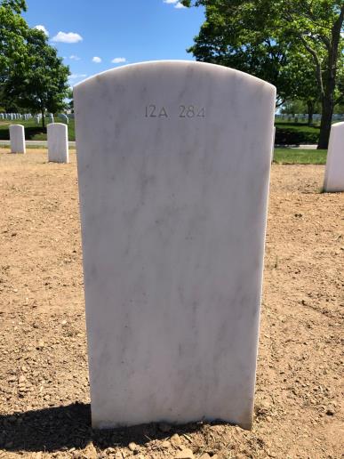 Back of headstone — Tom Murray
