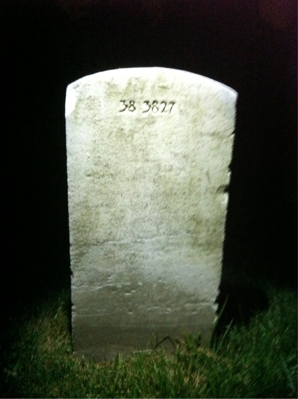 Back of headstone — Ethel Anderson