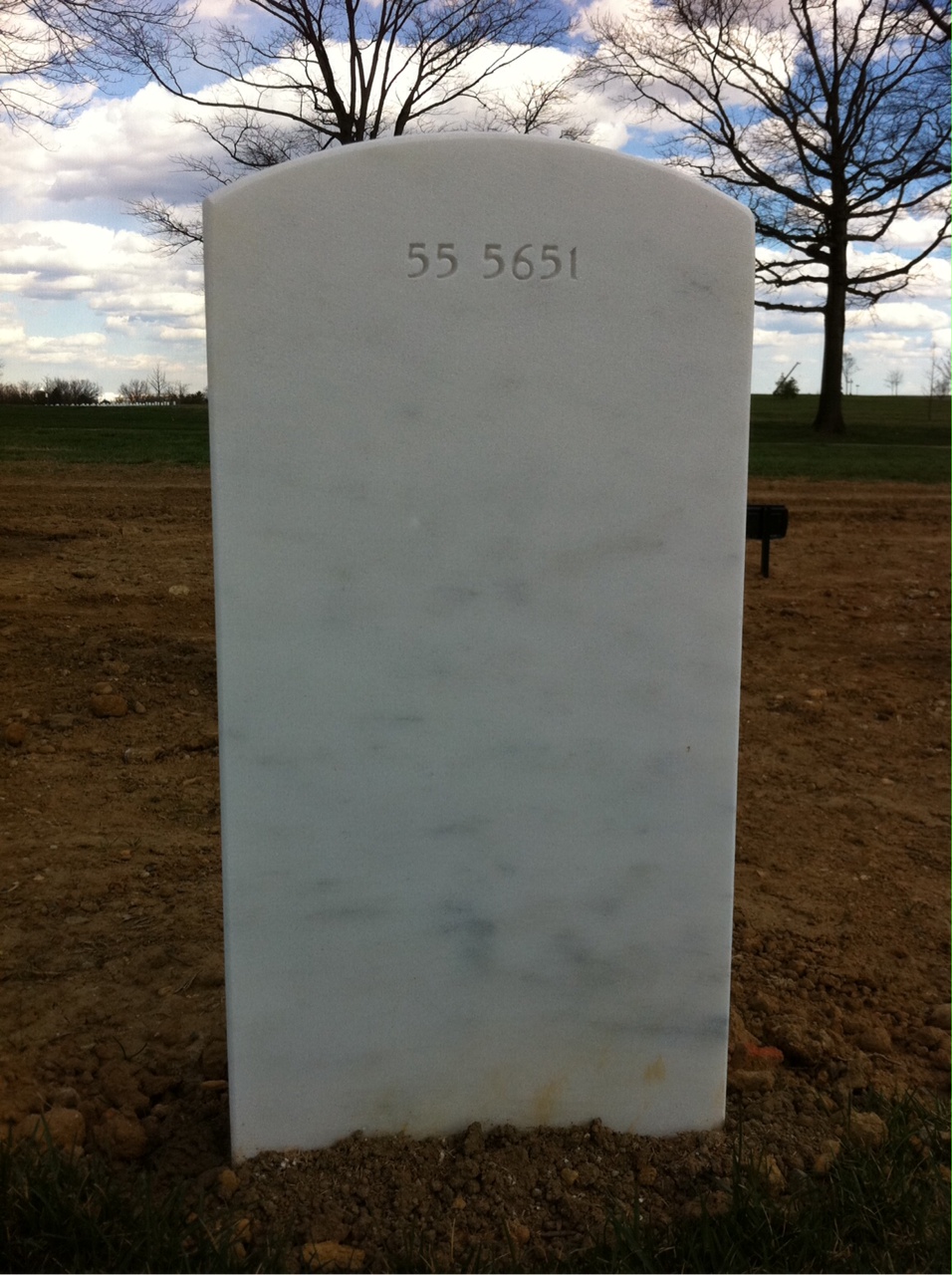 Back of headstone — Vladimir Vratislav Saba
