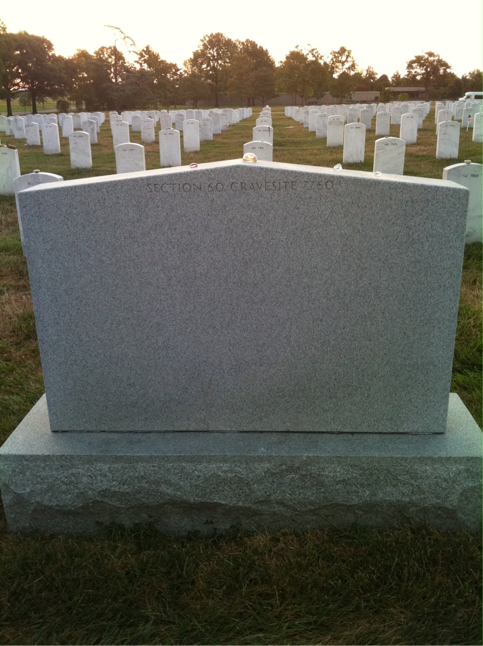 Back of headstone — Patrick Murray