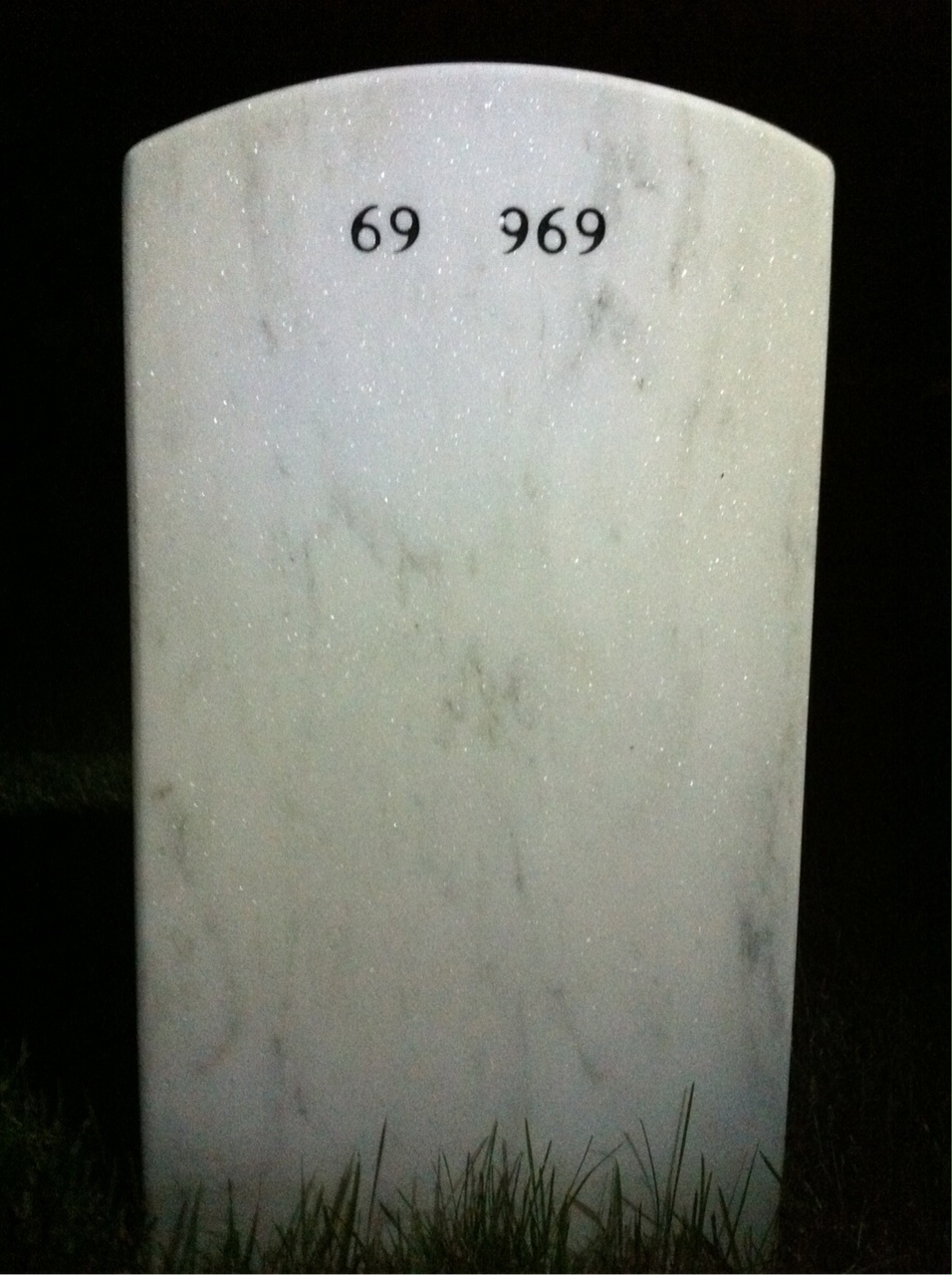 Back of headstone — Daniel Schreiter