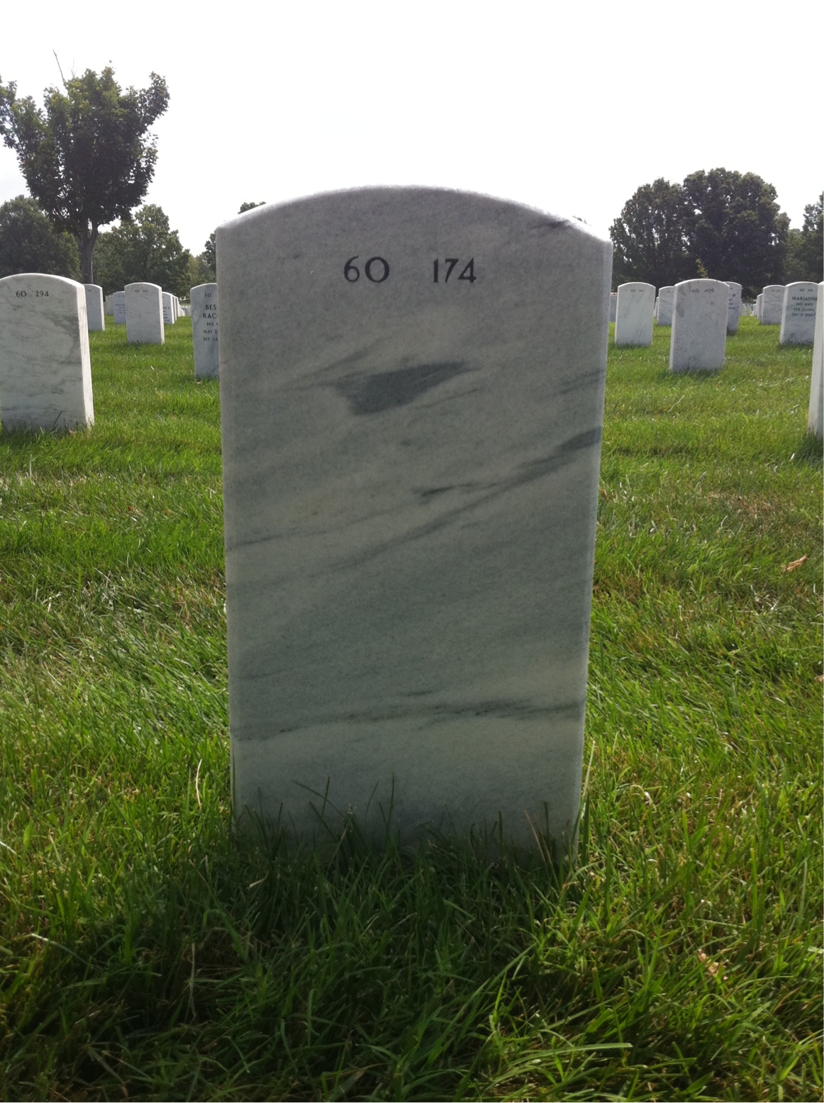 Back of headstone — Jenaro Garcia