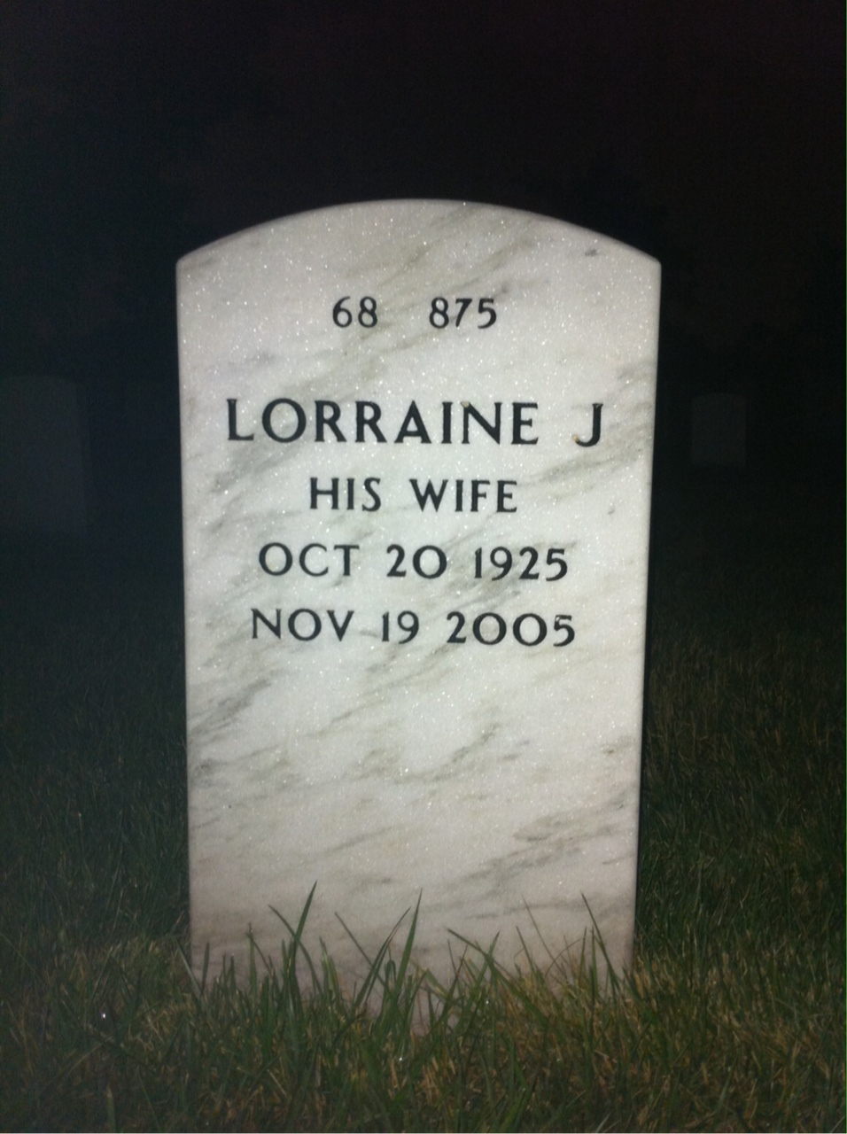 Back of headstone — William Bogutski