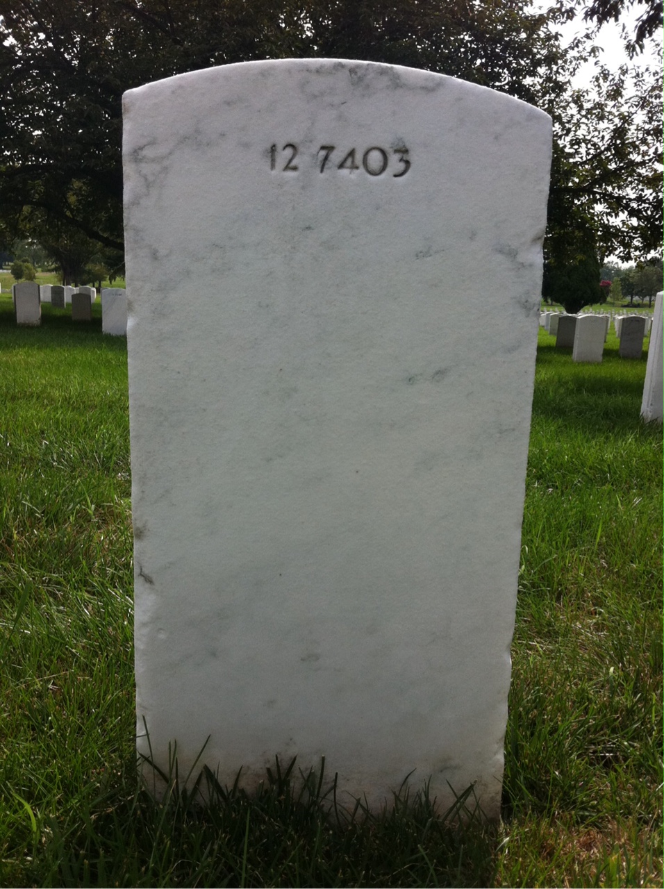 Back of headstone — Bartolome Castellanos