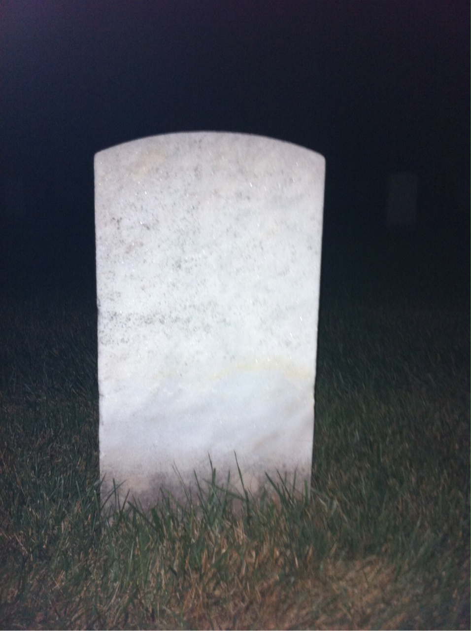 Back of headstone — Christian Blaich