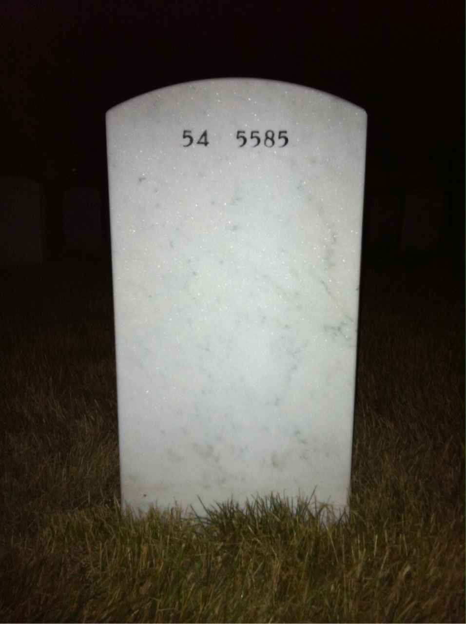 Back of headstone — Peter Dalianis