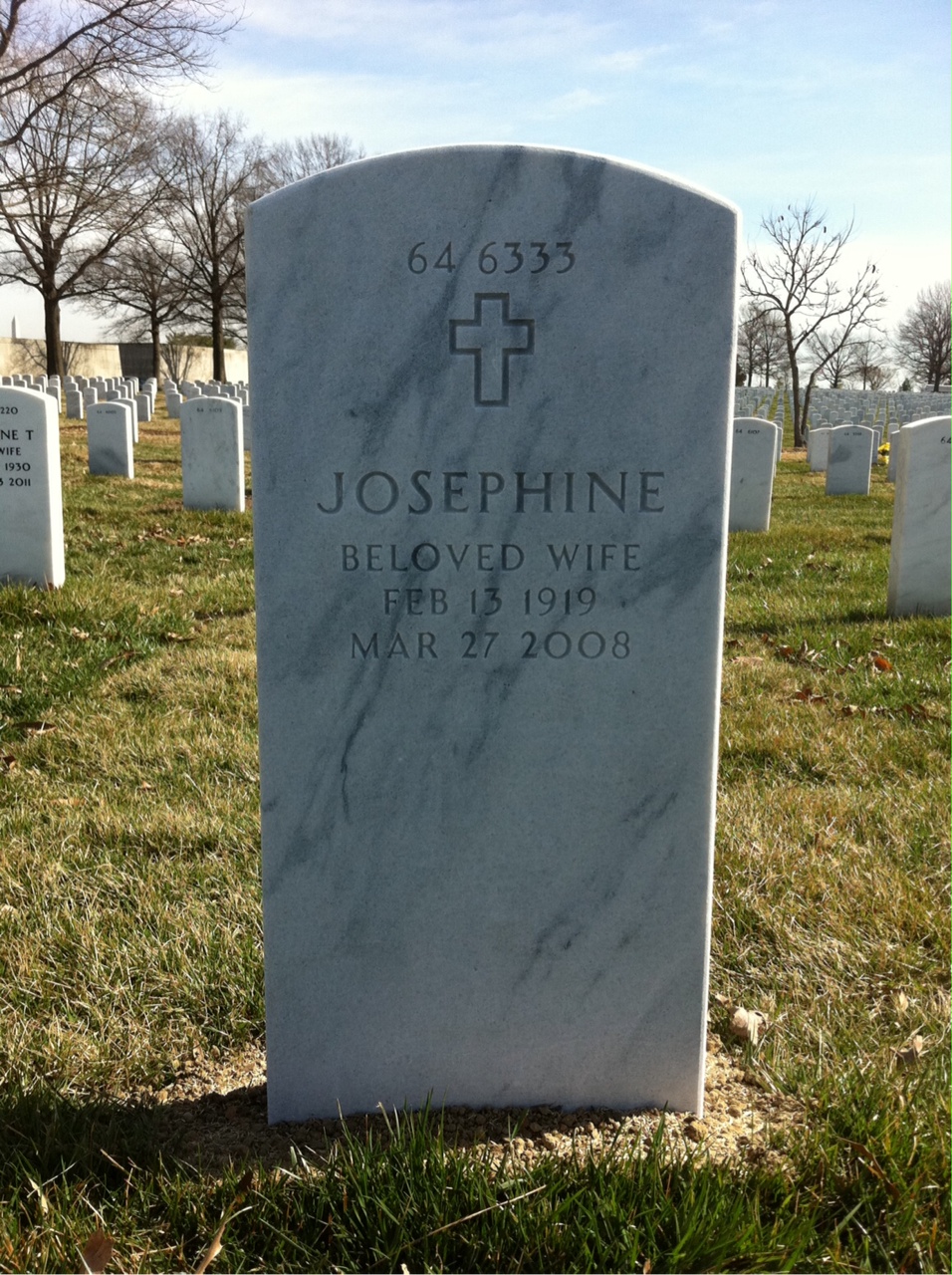 Back of headstone — John Mcmaster