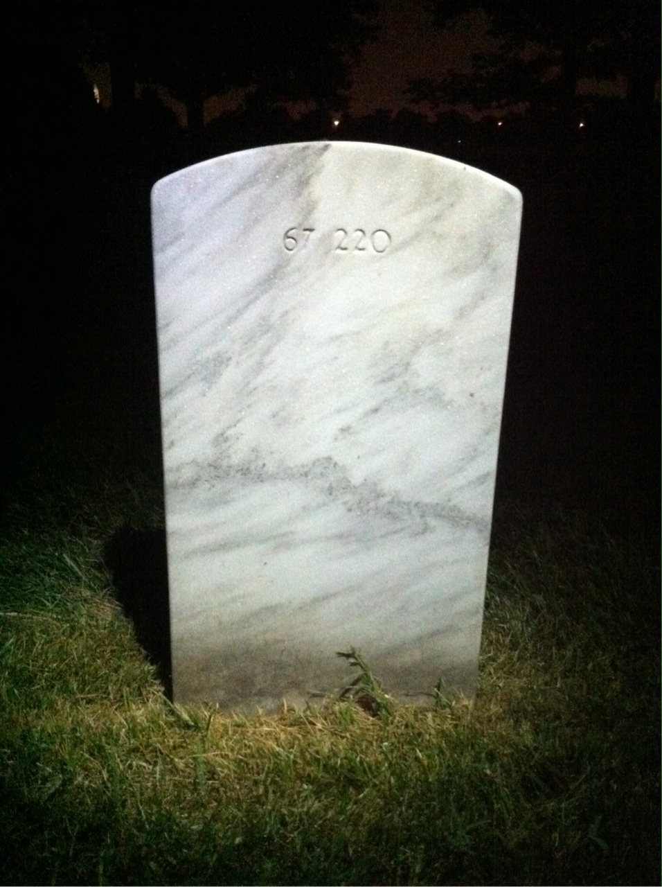 Back of headstone — Joseph Murphy
