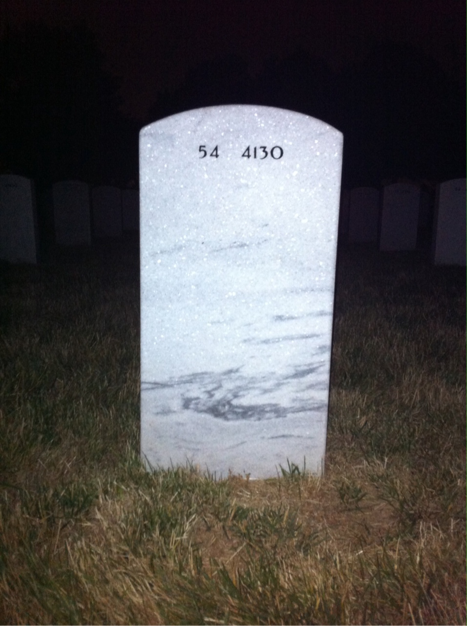 Back of headstone — Don Todd
