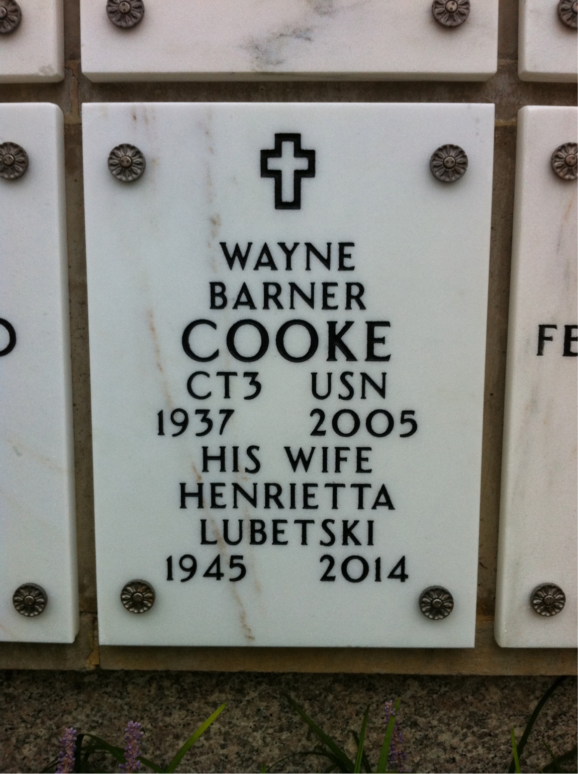 Wayne B Cooke