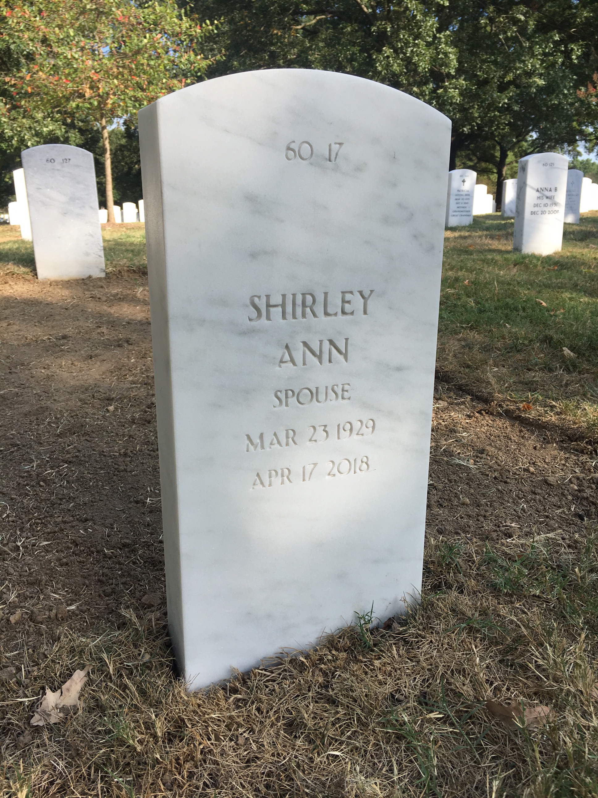 Back of headstone — John Munson