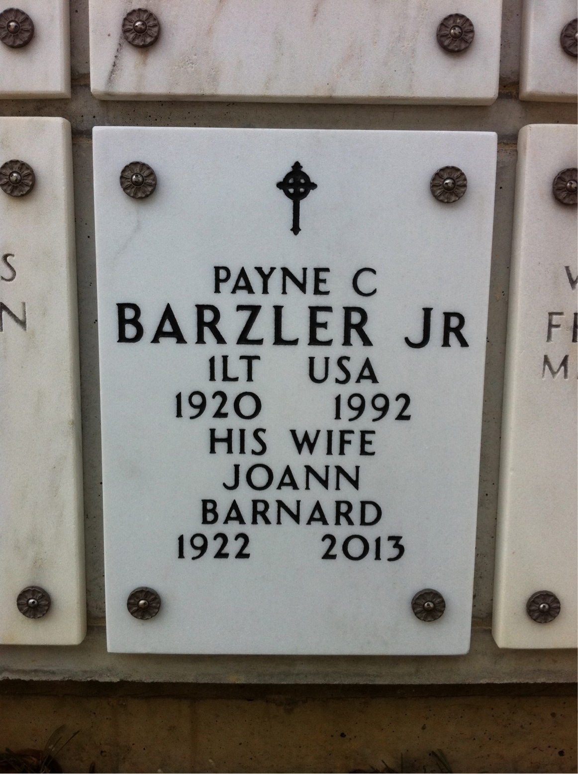 Payne C Barzler