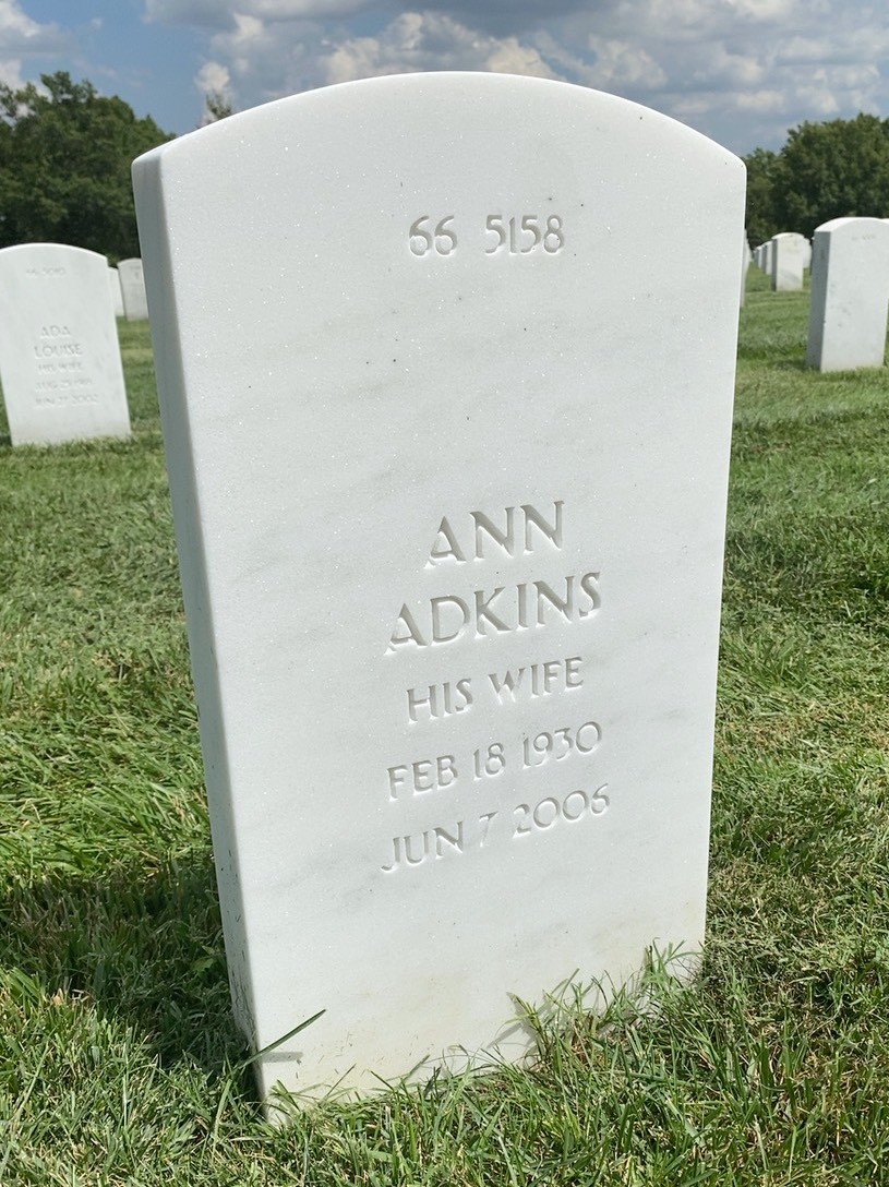 Back of headstone — John Durr