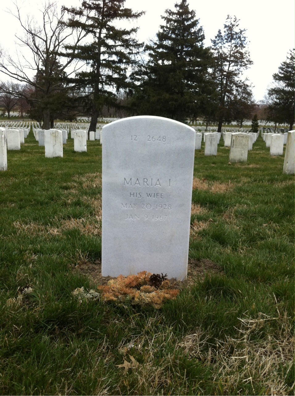 Back of headstone — Willis Boggs