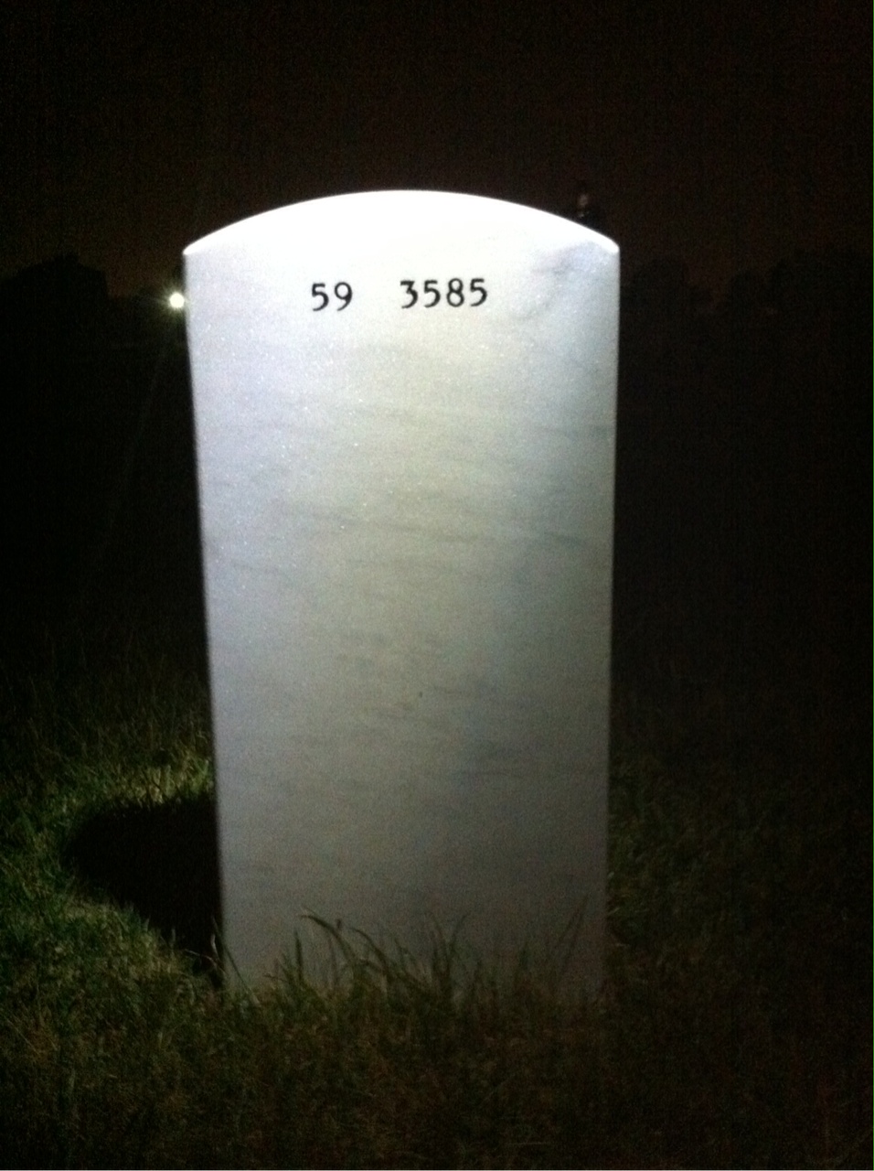 Back of headstone — William Sprinsky