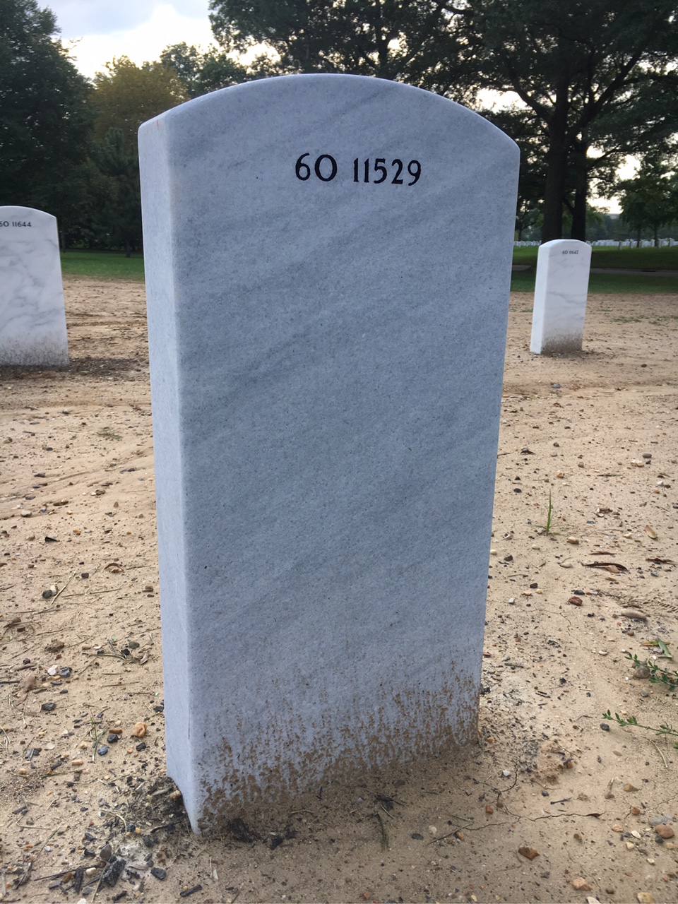 Back of headstone — Sean M Roche