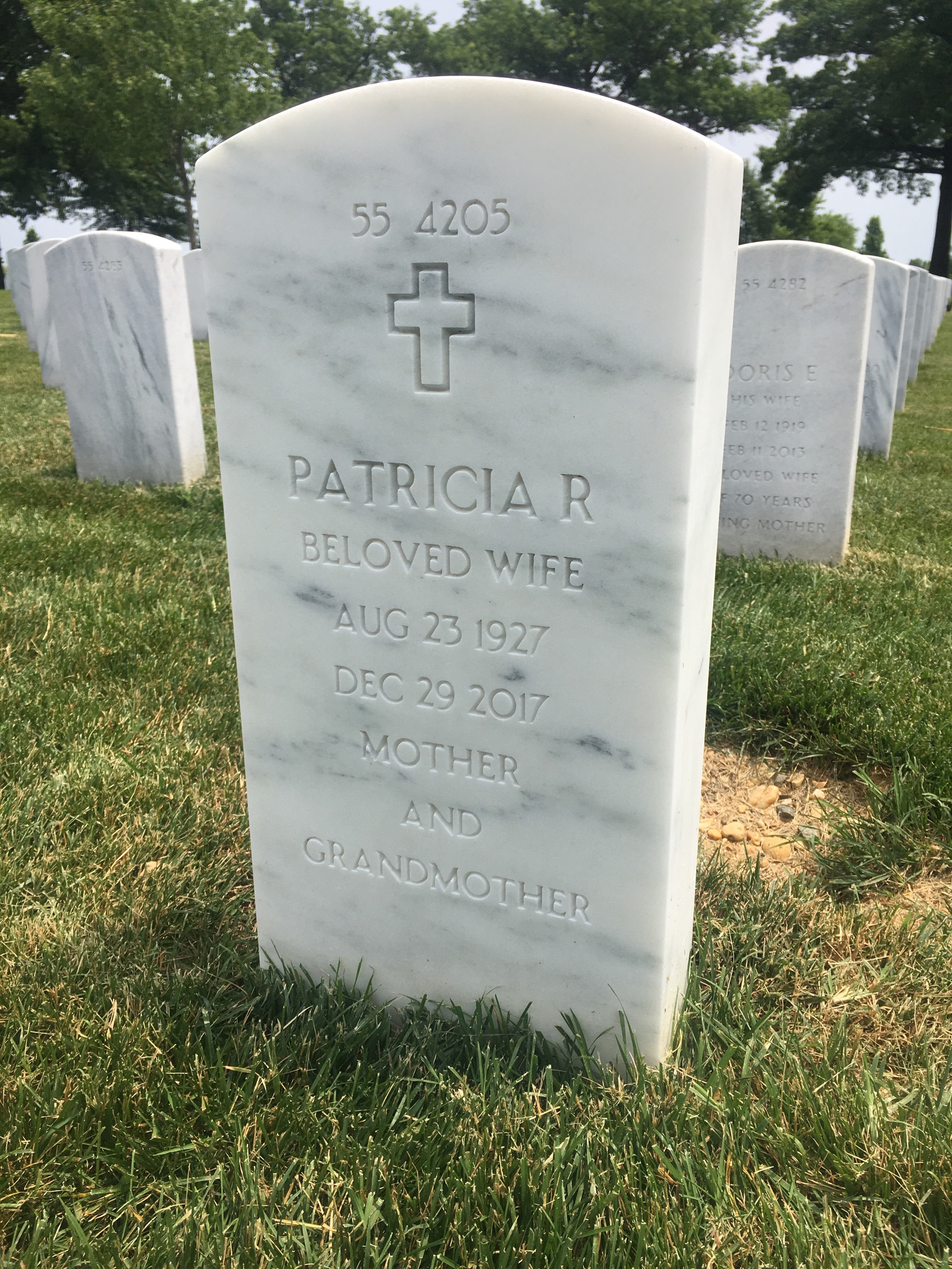 Back of headstone — William T Walsh