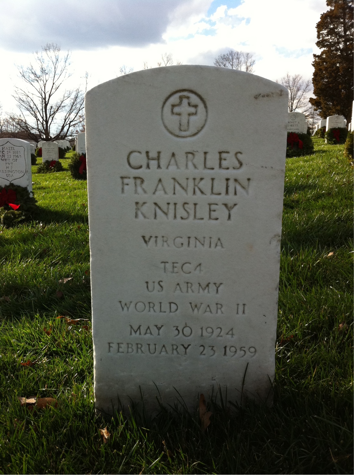 Charles F Knisley