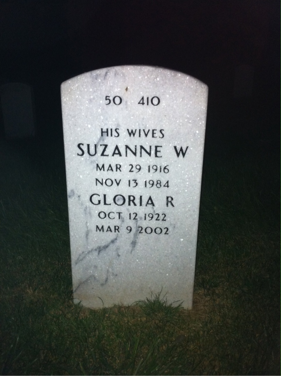 Back of headstone — Alexander Tyree