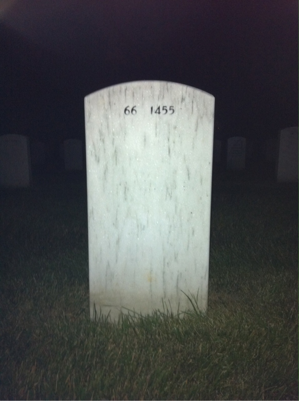 Back of headstone — Harry Donovan