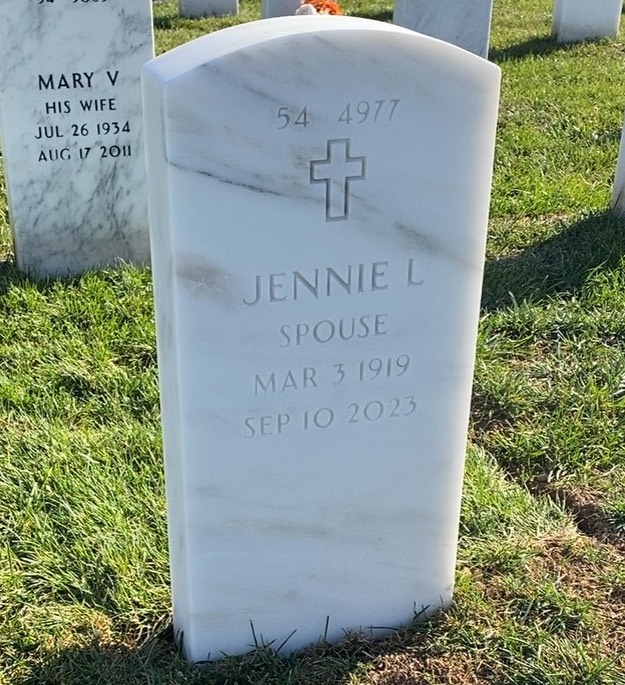 Back of headstone — Allan Mcgill