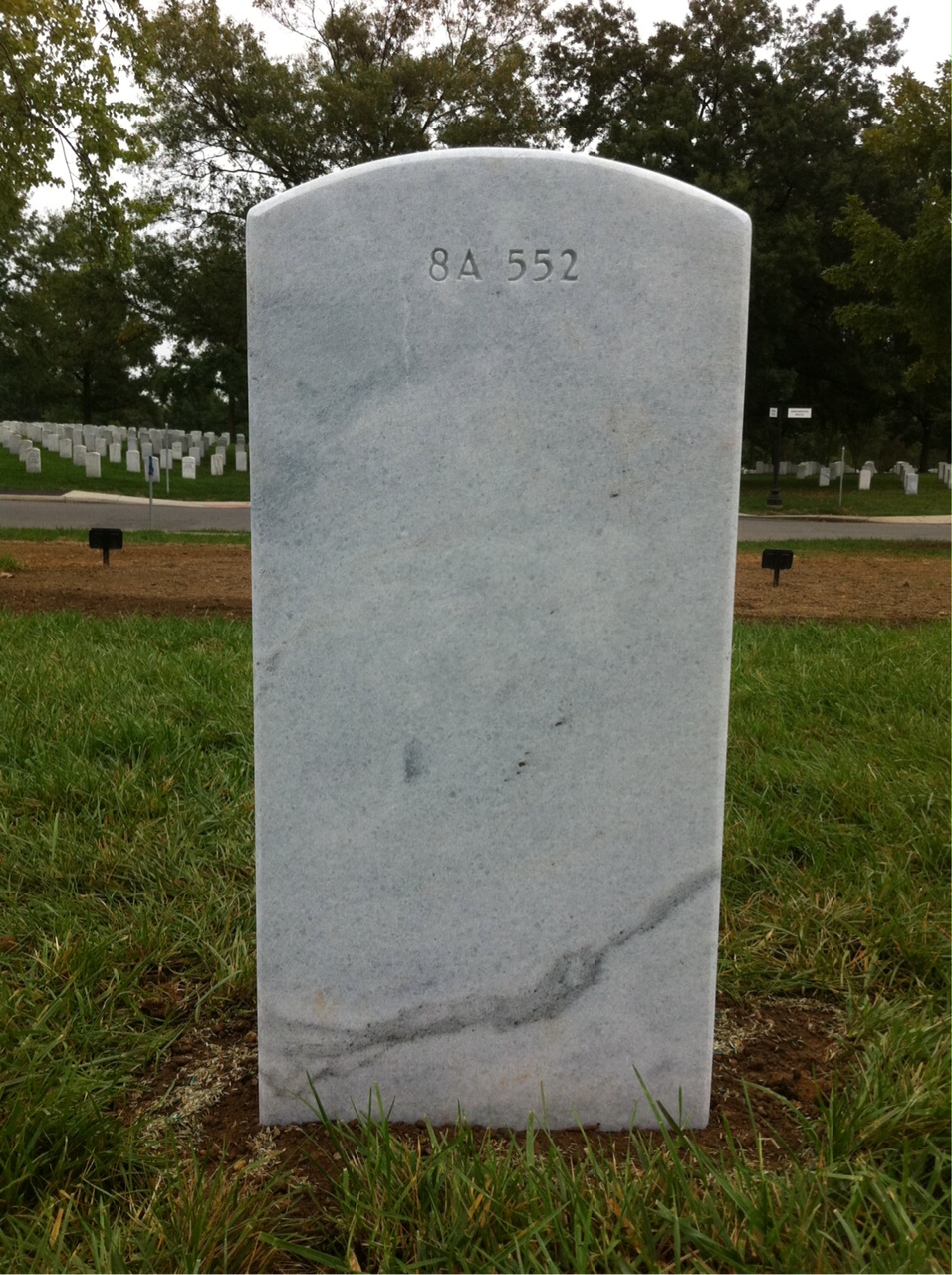 Back of headstone — Tracey A Linegar Taylor