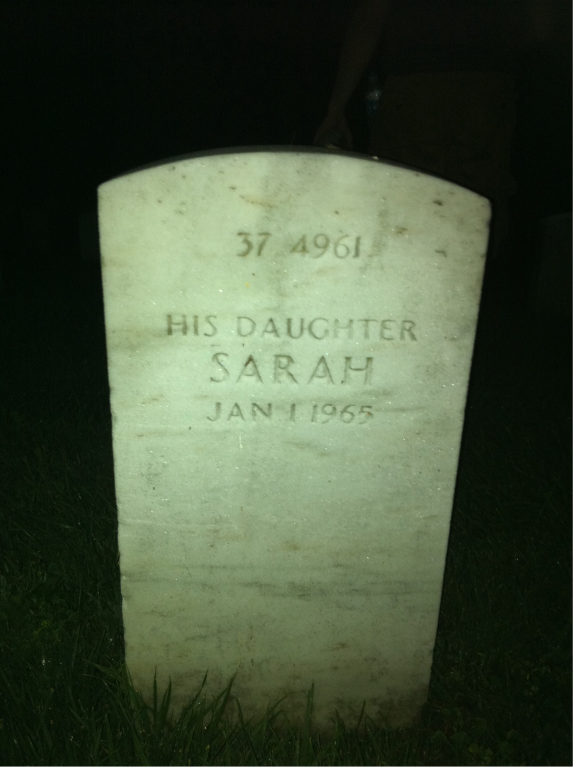 Back of headstone — Harold Biebusch