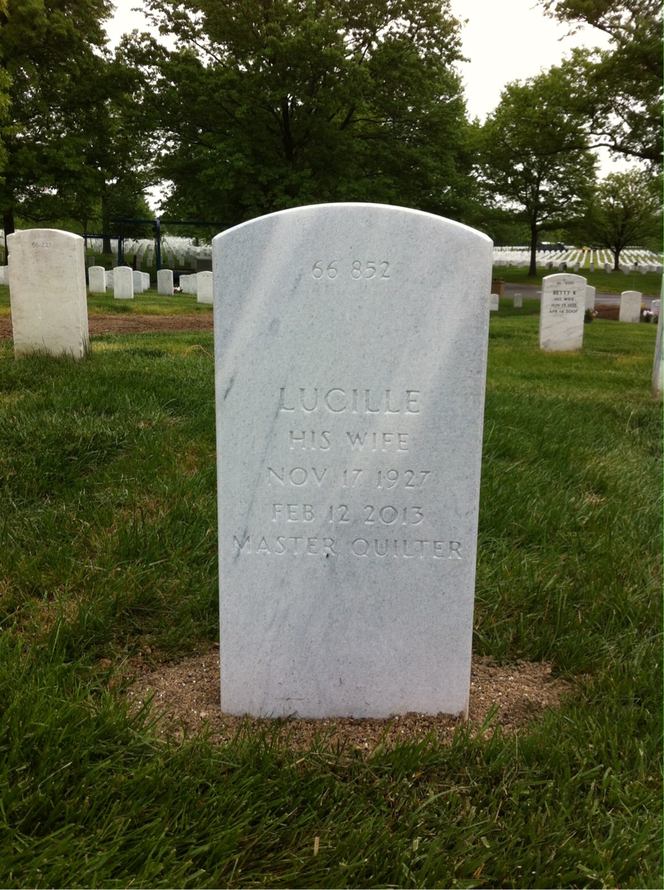 Back of headstone — Robert Bourcy