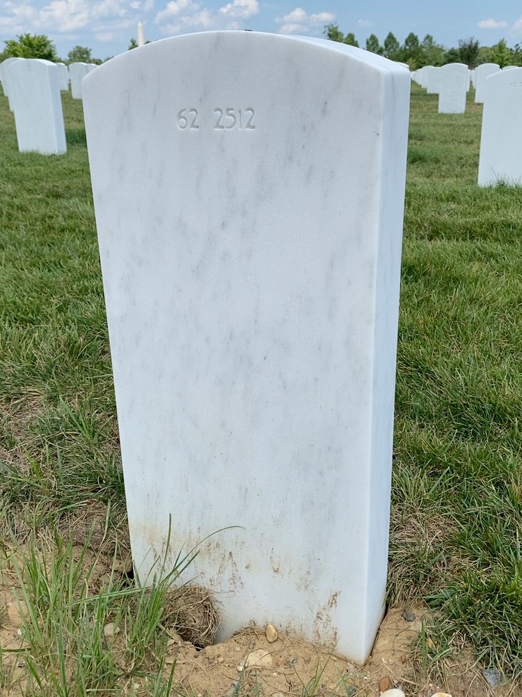 Back of headstone — Scott A Walters