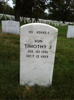 Back of headstone — Harry Gallogly
