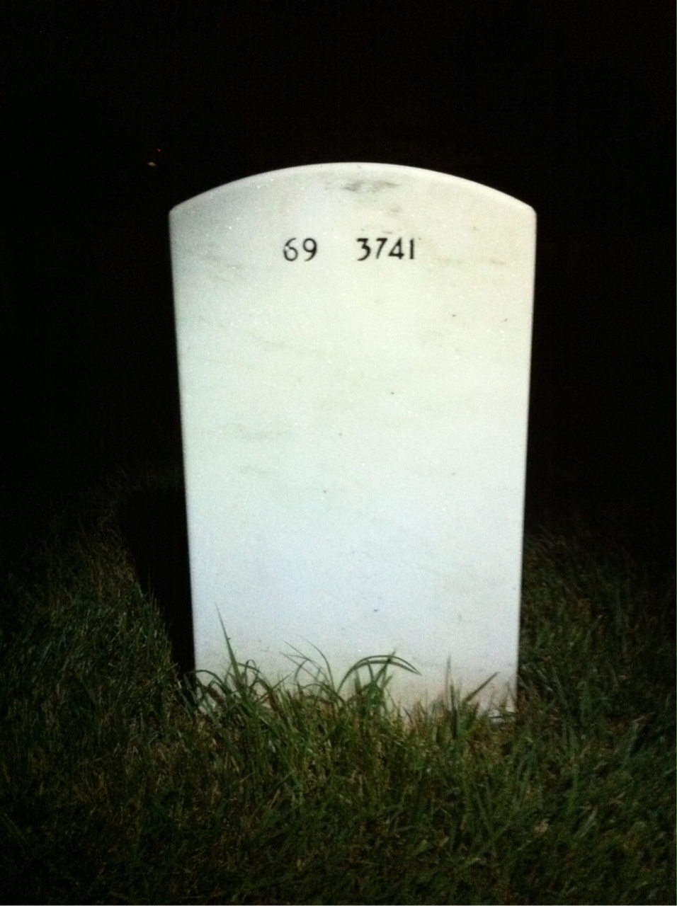 Back of headstone — Robert Mason